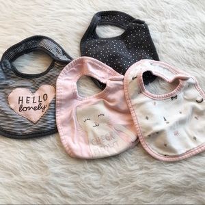 Carters Set of 4 bibs